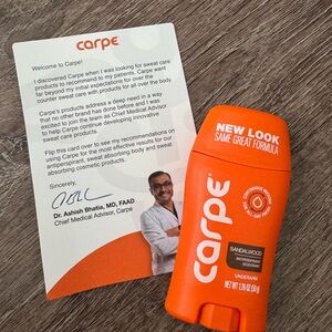 Carpe Sandalwood Antiperspirant Deodorant Stick - Orange